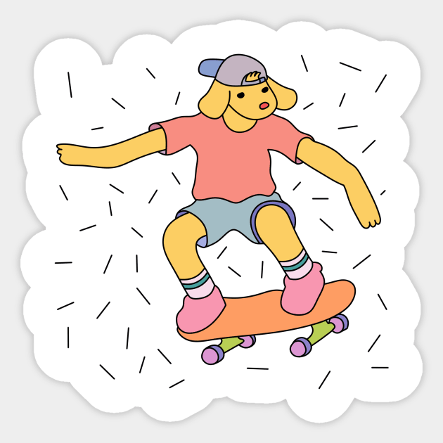 skater Sticker by kexa